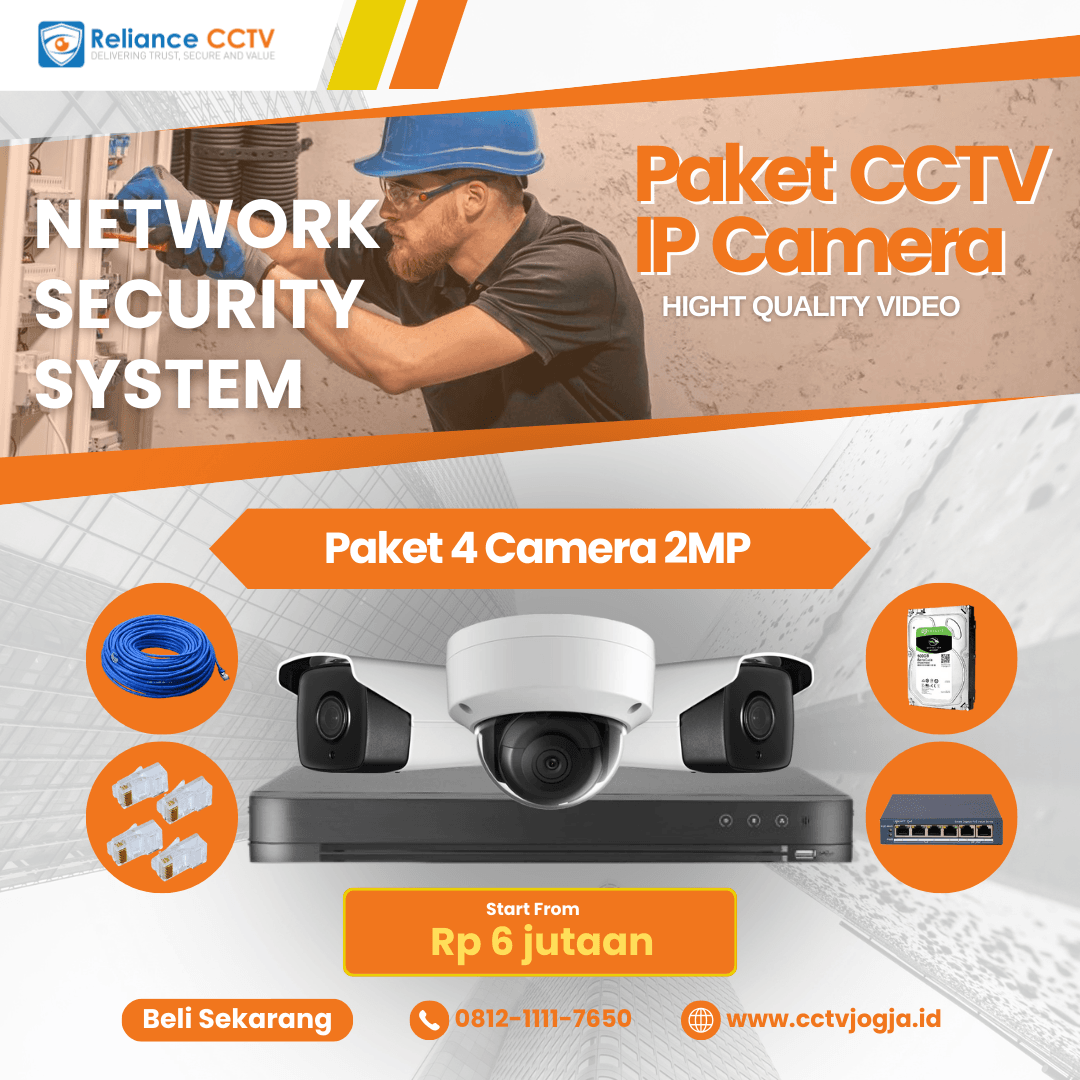 Paket IPCAM 2MP <br /> Start From <br />Rp 6 jutaan